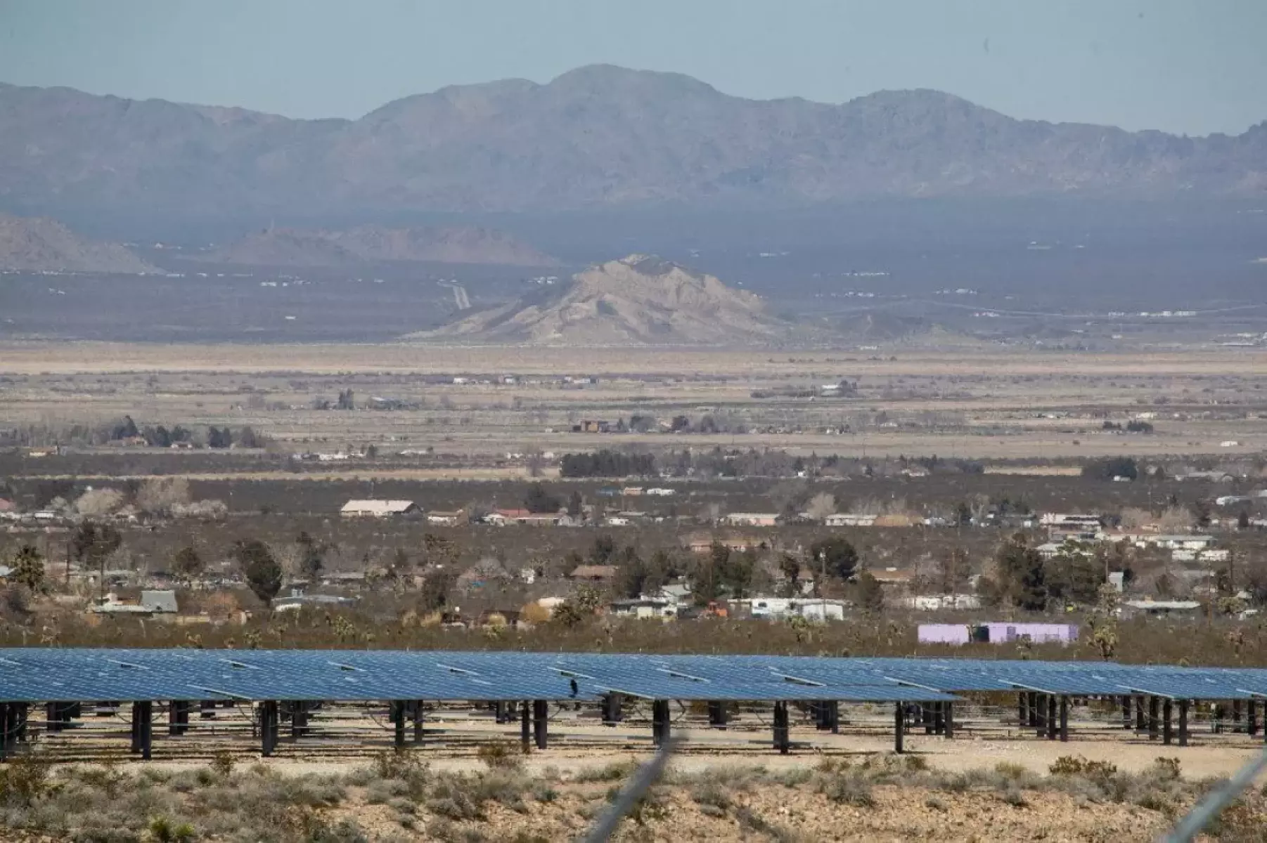 A solar project outside Lucerne Valley, Calif., seen in 2019.